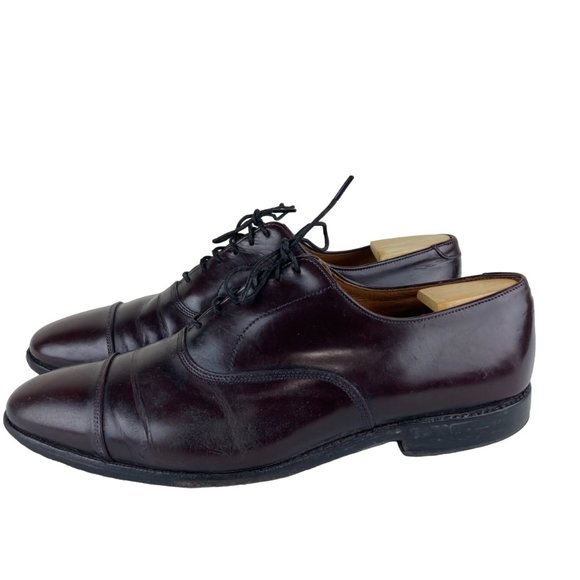 Allen Edmonds Other - Allen Edmonds Men Sz 9.5 C Park Avenue Leather Oxfords Cap Toe Dress Shoe
